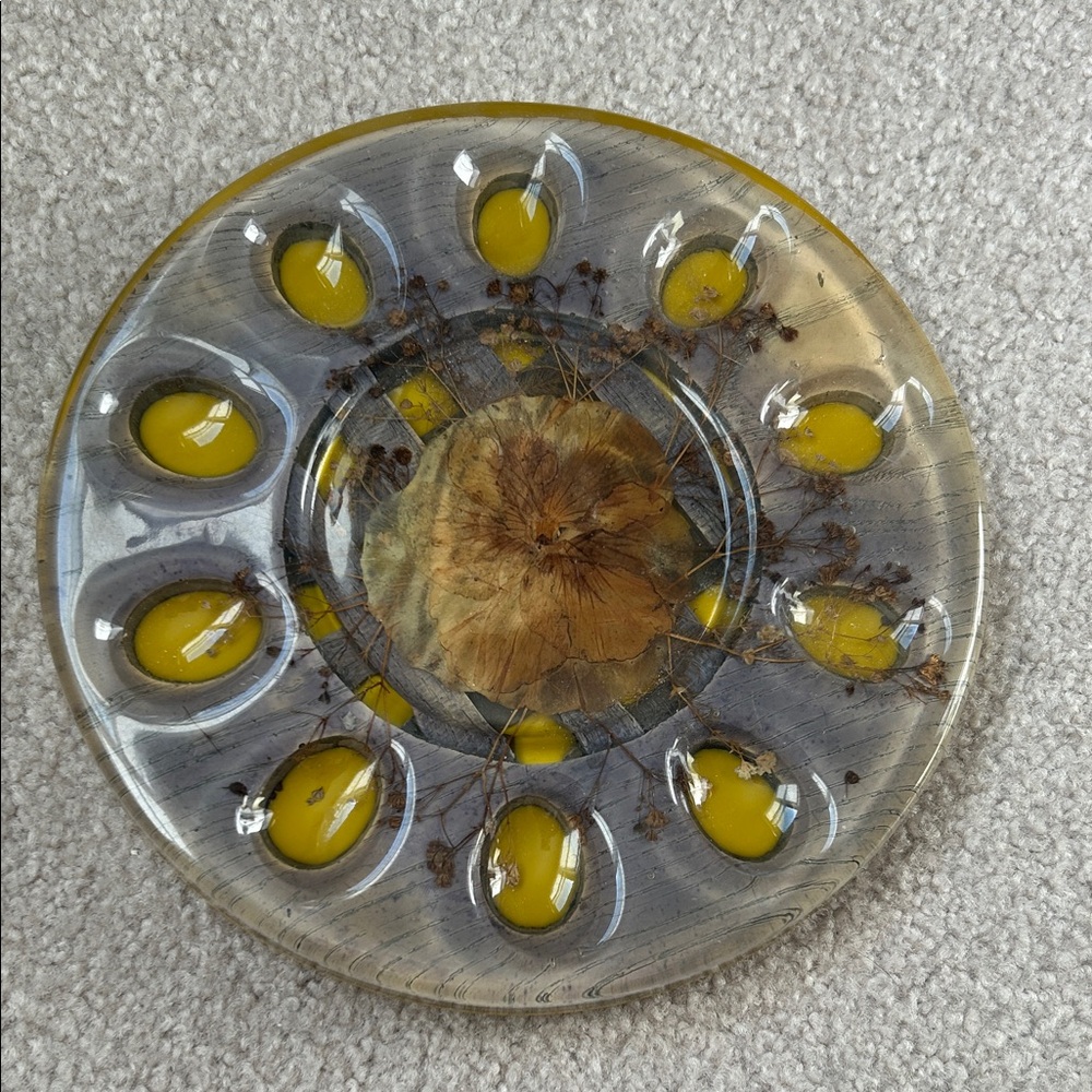 Vintage Lucite Deviled Egg Tray by design gifts international